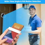 Door Peephole Camera Professional 2 Way Talk Wireless WiFi Camera 1080P HD For