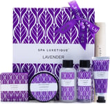 Spa Luxetique Spa Gift Set, Women Gift Sets, 6Pcs Lavender Bath Sets