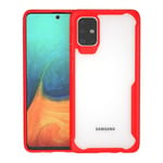 Case for Samsung Galaxy A71 Cover Outdoor Phone Case Protection Robust Red