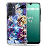 Cokitec Coque Renforcée pour Samsung Galaxy A16 5G Manga Dragon Ball Sangohan Duo