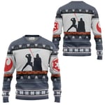 Santa Darth Vader Julful Ugly Sweater Star Wars The Mandalorian Herrar Pullover Kläder Höst Vinter Dam Sweatshirt stil 2 style 2 XXL