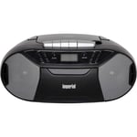 imperial PBB 1 Compacte kannettava boombox, jossa on CD-soitin, kasettidekki ja FM-radio