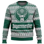 Jagermeister Ful Jultröja Present Tomtetröja Herr 3d Sweatshirt Och Topp Höst Och Vinter Kläder qd bäst M