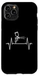 iPhone 11 Pro Spray Gun Heartbeat EKG - for Automotive or Car Painter Case