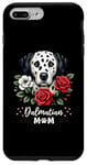 Coque pour iPhone 7 Plus/8 Plus Roses Flowers Dalmatian Mom Dalmatians Dal Dally Dog