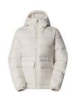 The North Face Gotham Insulated Hooded Puffer Jacket, White Dune