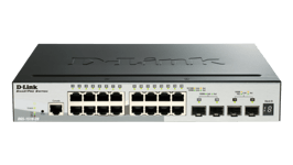 D-LINK – 48-Port Gigabit Stackable Smart Managed PoE Switch with 4 10GbE SFP+ ports, black (DGS-15