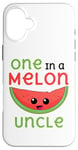 Coque pour iPhone 16 Plus One in a Melon Party Uncle Group assorti pour premier anniversaire