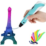 Ersandy - Stylo 3D pour enfants, stylo d'impression 3D, stylo Doodle 3D, cadeau d'artisanat parfait pour enfants et adultes.