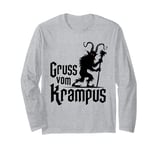 Gruss Vom Krampus Ugly Christmas Monster Men Women Kids Long Sleeve T-Shirt