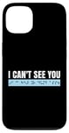 Coque pour iPhone 13 I Can't See You Braille Lettres Braille Langue Braille