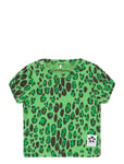 Leopard Ss Tee Green Mini Rodini