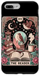 Coque pour iPhone 7 Plus/8 Plus The Reader Tarot Card Funny Bird Lover Lecteur de livre