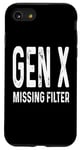 Coque pour iPhone SE (2020) / 7 / 8 Gen X Missing Filter Funny Generation X Humour Sarcasm Retro