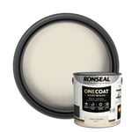 Ronseal One Coat Everywhere Washable Tough Quick Dry Matt Paint 2.5L Pure Cotton