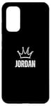 Galaxy S20 King Jordan Crown - Custom First Name Birthday #1 Winner Case