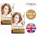 L'Oreal Excellence Age Perfect 6.03 Light Golden Brown Hair Dye for Mature Hair