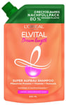 L'Oréal Paris Elvital Recharge de shampoing anti-fourchures, pour cheveux longs et rêveux, à l'huile de ricin, Dream Length, 500 ml