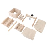 Wooden Tofu Press Stencil Delicate Texture Wooden Tofu Mould Firm Structure For