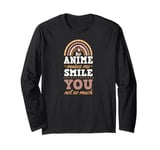 Anime Make Me Smile You Not So Much Bohemian Rainbow Long Sleeve T-Shirt