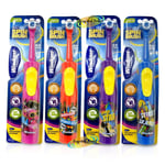 Battery Powered Toothbrush With Powerful Oscillating cleaning action for 6+ Kids