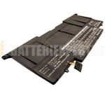 Kompatibelt med Asus Zenbook UX31A-R4003V, 7.4V, 6800 mAh