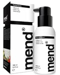 Retinol Cream for Men with QUICKsorb For 5x Faster Results & Hyaluronic Acid Serum - HUGE 100 ml - Anti Ageing Day & Night Wrinkle Cream For Face & Under Eye - Vegan Organic Mens Skincare by Mend