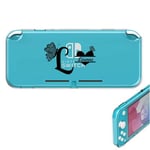 Coque pour Nintendo Switch LITE avec votre prénom 12 motif papillon noir