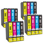 16 Ink Cartridge for Epson XP235 245 247 255 257 332 335 342 345 352 355 432 435