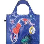 LOQI MARC CHAGALL The Blue Circus Sac recyclé, Bleu, 50 x 42 cm, Contemporain