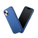 RhinoShield Coque Compatible avec [iPhone 14/13] | SolidSuit - Coque Fine avec Technologie d'absorption des Chocs et Finition Premium Matte - Bleu Cobalt