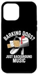 Coque pour iPhone 12 Pro Max Des chiens qui aboient ? Just Background Music Mail Carrier Postal Work