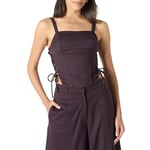 The Drop Side Tie Corset by @Takkunda Blouses, Plum Perfect, XX-Large