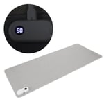 SALUTUYA grand tapis de souris chaud SALUTUYA tapis de bureau chaud Tapis de souris chauffant 150W, informatique clavier Gris