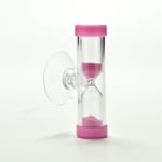 TPHJRM Hourglass Sand Timer Clock Sandglass For Tooth Brush Shower Timer With Suction Cup Kid Timing Remeber 1Pc 2 Minute