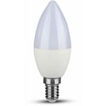 V-TAC Lampadina LED Chip Samsung E14 7W Candela 3000K