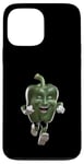 Coque pour iPhone 13 Pro Max Poivron vert réaliste