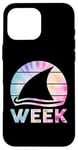 Coque pour iPhone 16 Pro Max 2025 Week Retro Shark Fin Lover Sea Ocean Animal Summer Trip