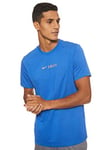 Nike M NK Dry Tee DB Athlete SM T-Shirt Homme, Game Royal/Team Orange, FR : M (Taille Fabricant : M)