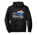 Christmas North Pole Polar Express All Abroad Xmas Santa Pullover Hoodie