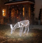 Christmas Reindeer Rope Light Motor LED Pre-Lit Garden Decoration Light Xmas