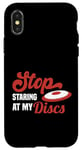 Coque pour iPhone X/XS Ultimate Frisbee Stop Staring Disques