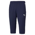 PUMA Teamliga Pantalon de survêtement - Homme - Bleu (Peacoat-Puma White) - XXL