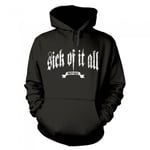 Sick Of It All Unisex Adult Logo Hoodie - S