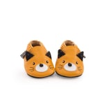 Moulin Roty Chaussons cuir chat Les moustaches MULTICOLORE