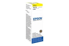 Epson T6734 - gul - original - påfyllnadsbläck