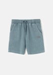 Angel & Rocket Boys Rex Jersey Textured Wash Shorts - Blue - Size 7-8Y