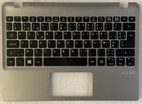 Clavier Azerty Belge Acer Aspire V5-122P 60.M8WN1.003 NSK-R70SW 9Z.N9RSW.01A NKI1117004 NK.I1117.004 TOPCASE Argenté