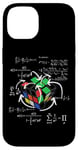 Coque pour iPhone 14 Magic-Cube mathématique formule Dessin à la craie Cult Retro