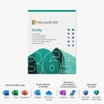 Microsoft 365 Family Software Licence - 1 Year, License